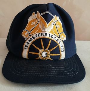 Vintage (70s) Teamsters union trucker hat